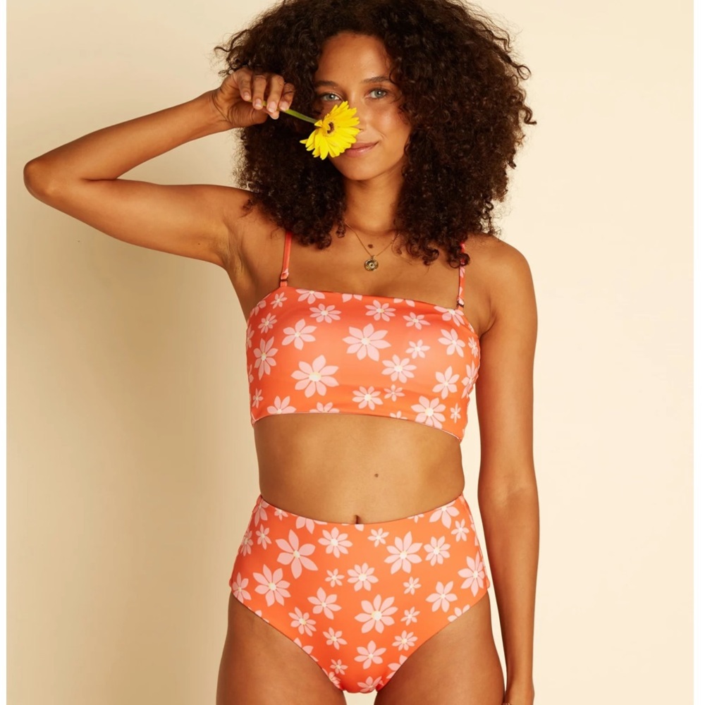NWT Reversible! Billabong x Wrangler Out West Dreamin floral Bikini